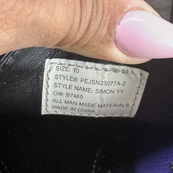 Perry Ellis Men's size 10 Black Dress Shoes - Picture 6 of 6